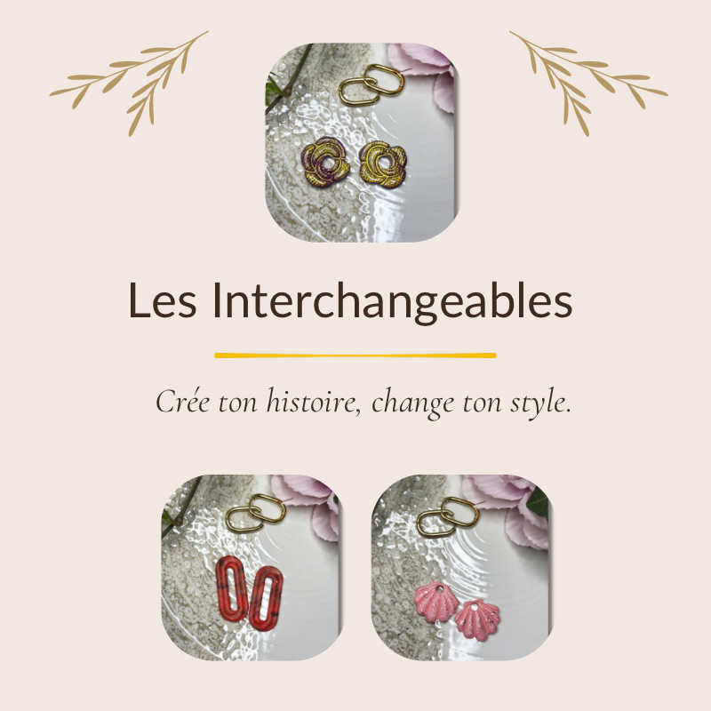 Charms interchangeables – Pampilles en pâte polymère