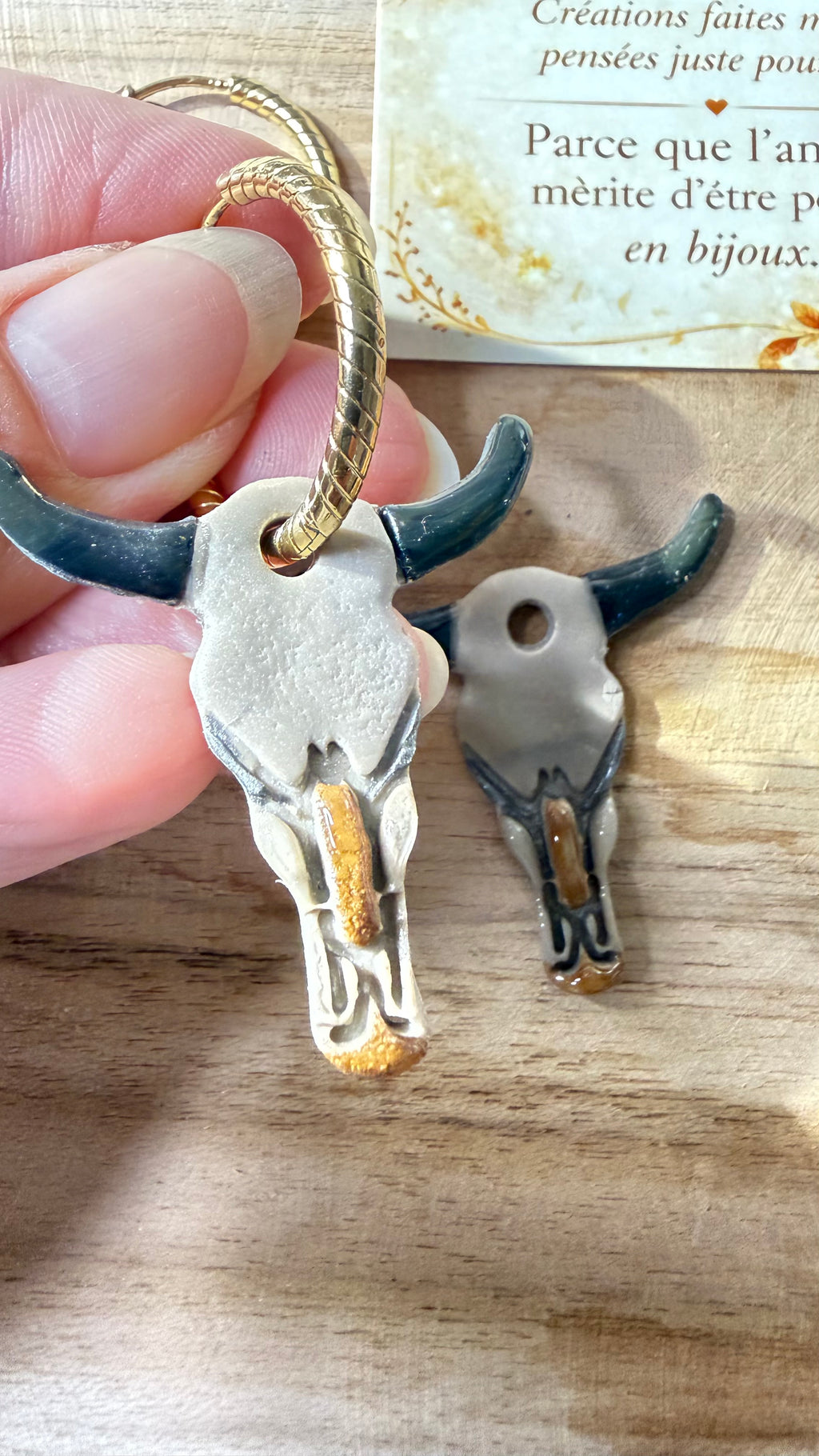 Jolene – Pampilles crâne de longhorn, collection western | Eclorya