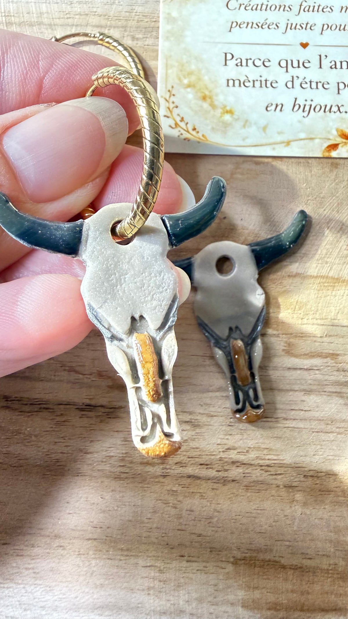 Jolene – Pampilles crâne de longhorn, collection western | Eclorya