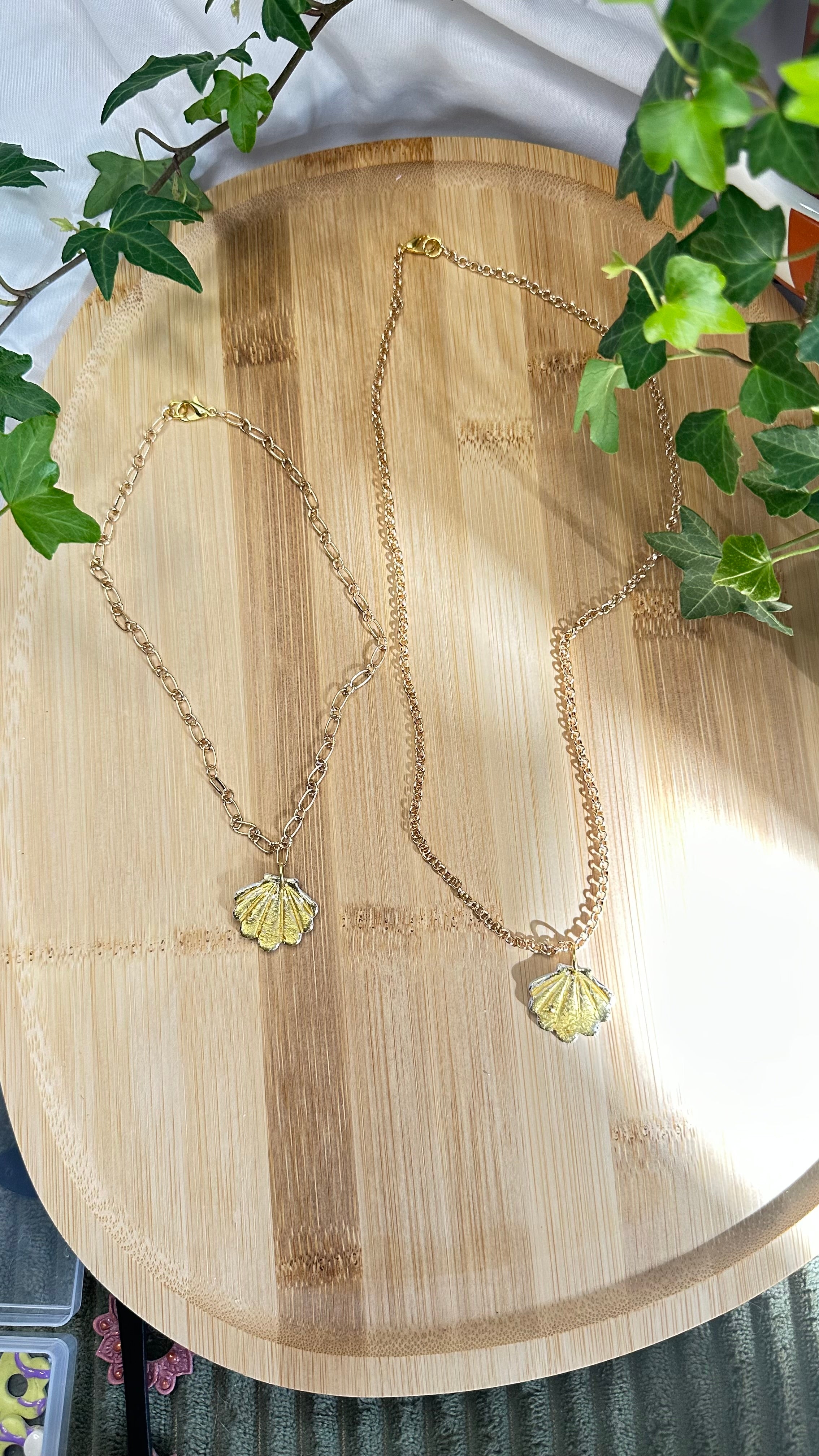 Naia — Collier pendentif coquillage fait main