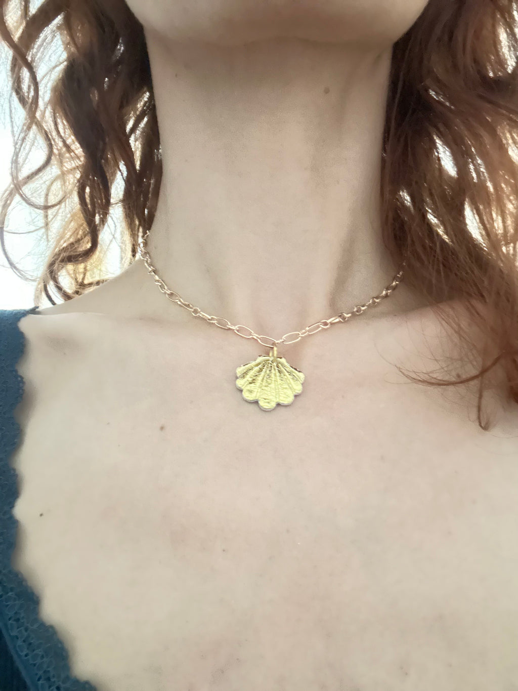 Naia — Collier pendentif coquillage fait main
