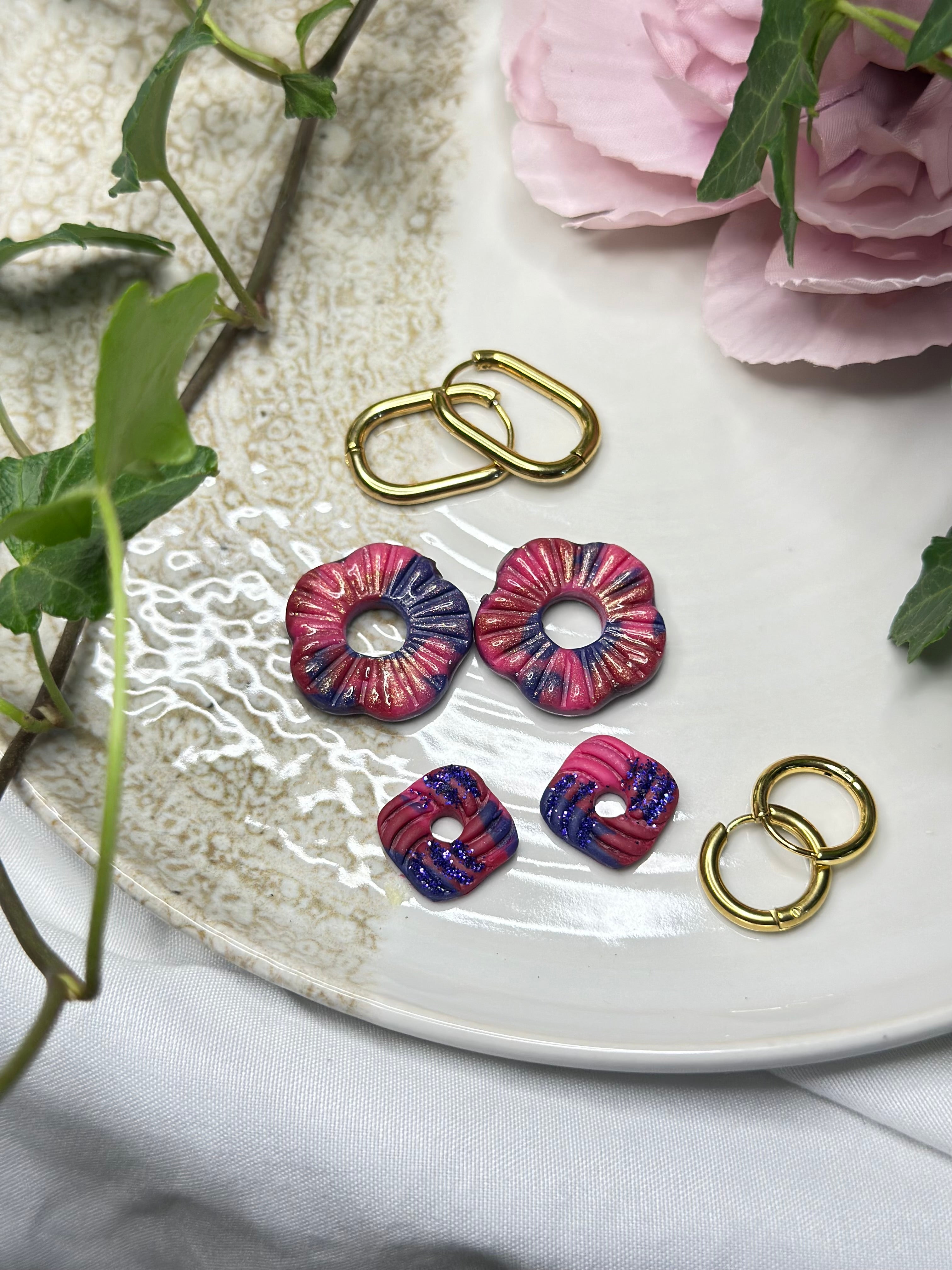 Eclorya Maman & Mini — Boucles assorties en argile polymère