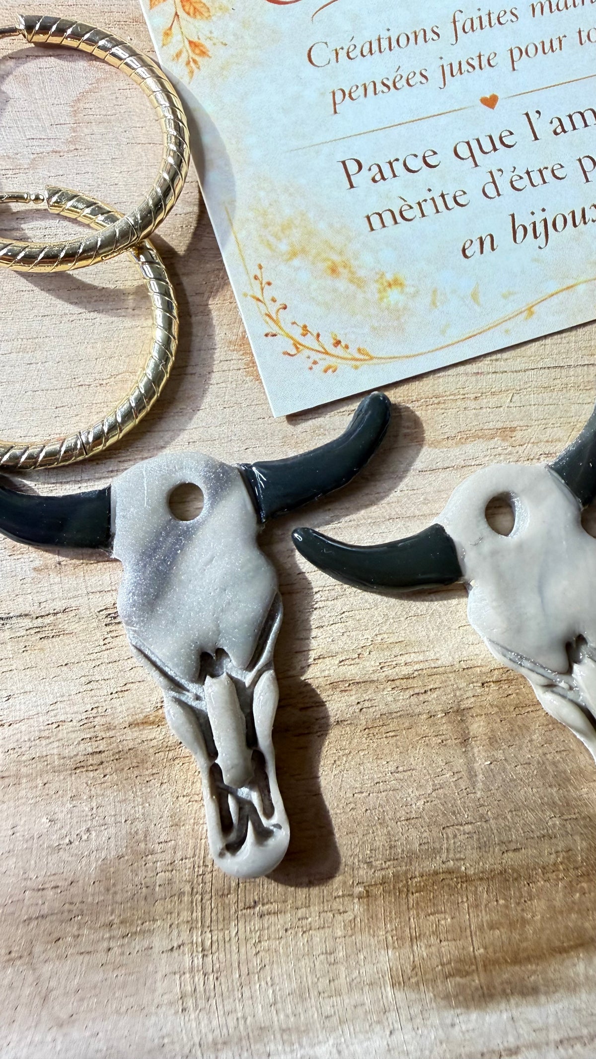 Jolene – Pampilles crâne de longhorn, collection western | Eclorya