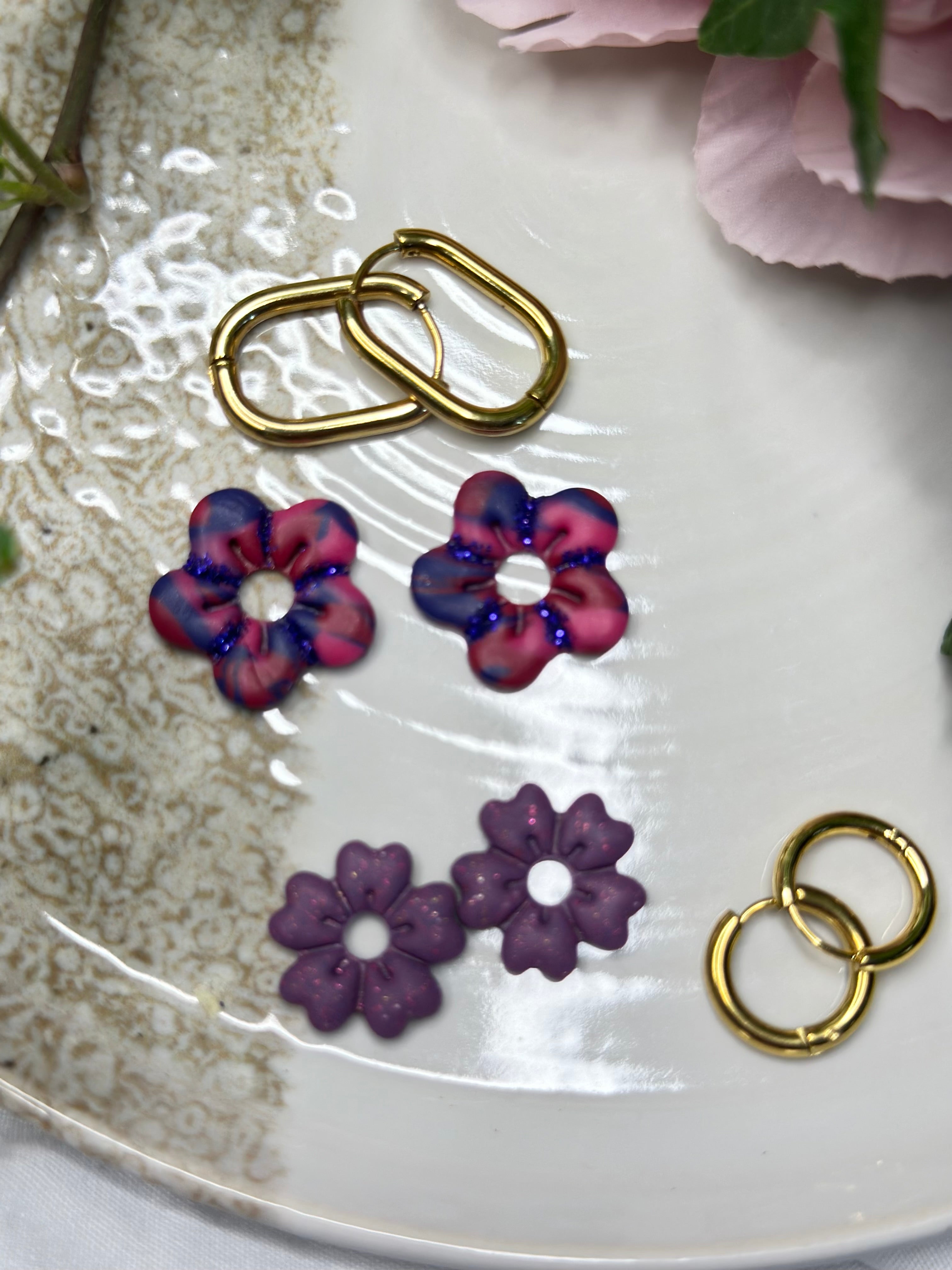 Eclorya Maman & Mini — Boucles assorties en argile polymère