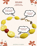 Bracelet Siciliana — Citrons & Perles