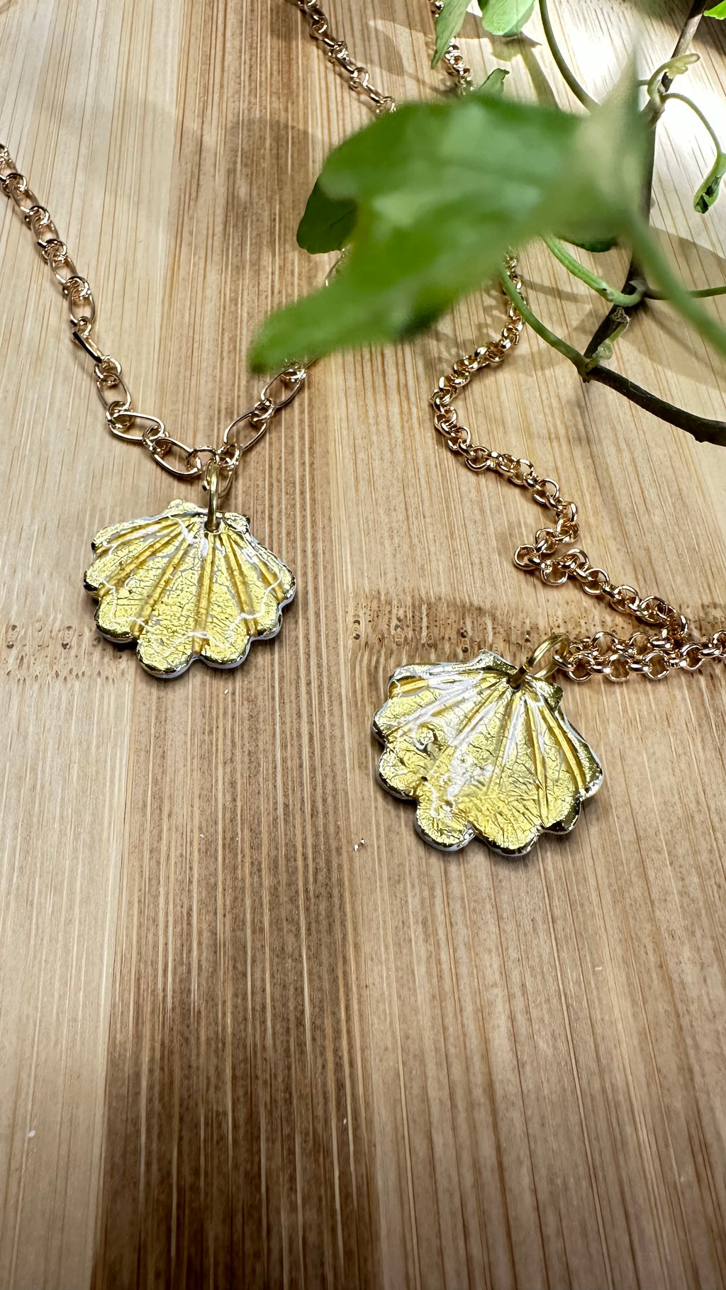 Naia — Collier pendentif coquillage fait main