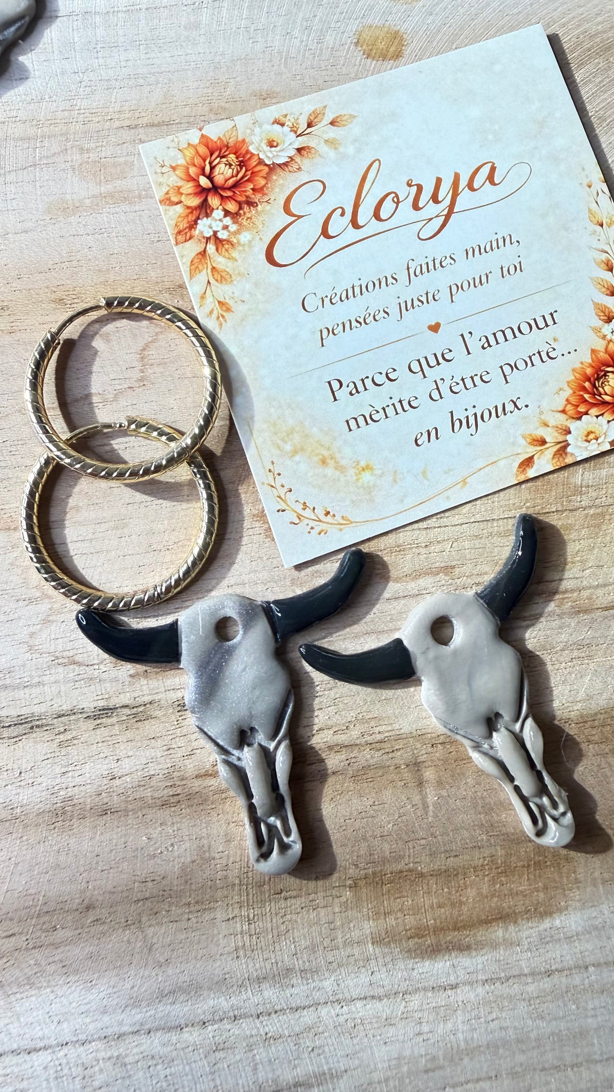 Jolene – Pampilles crâne de longhorn, collection western | Eclorya