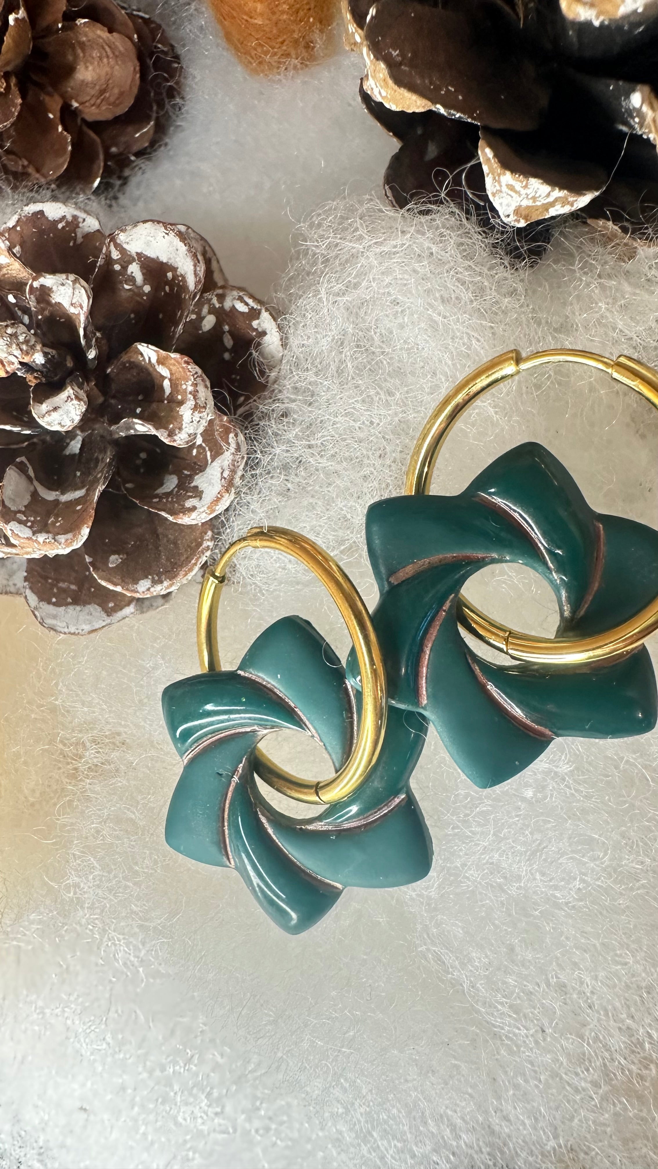 Boucles « Spiréa »