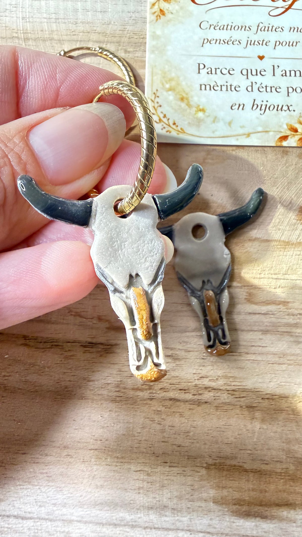 Jolene – Pampilles crâne de longhorn, collection western | Eclorya