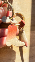PAMPILLES Dolly – bottes de cowboy faites main–BOUCLES D’OREILLES INTERCHANGEABLES