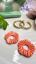 Boucles d’oreilles pâte polymère – Collection Coral (Nola)