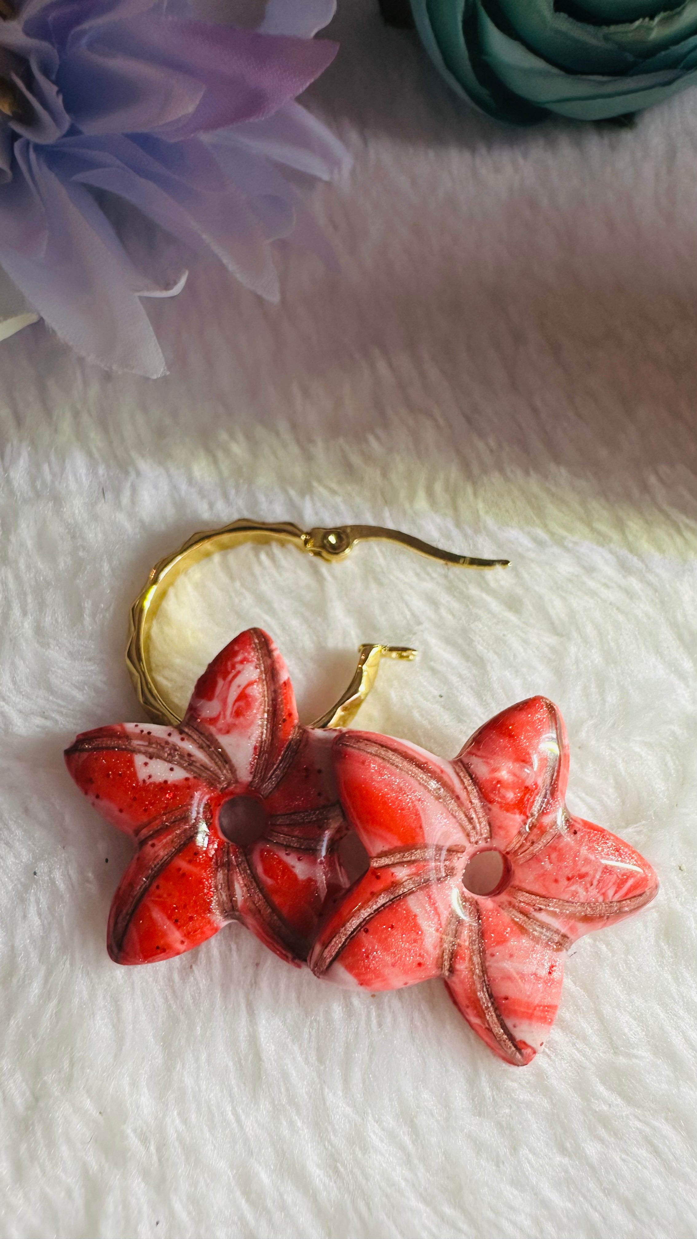 Boucles  « Camélia »